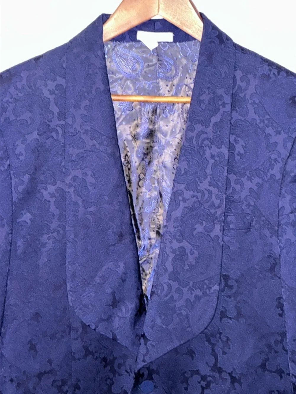 Rossi Man Jacket, Navy, Size 42